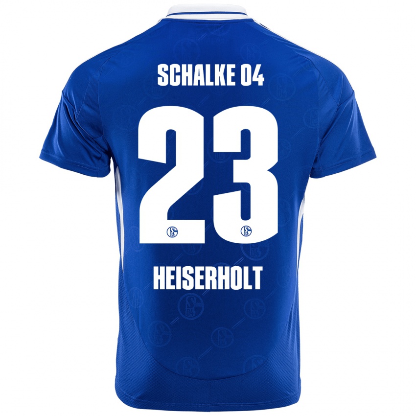 Criança Camisola Finn Heiserholt #23 Azul Real Principal 2024/25 Camisa Brasil