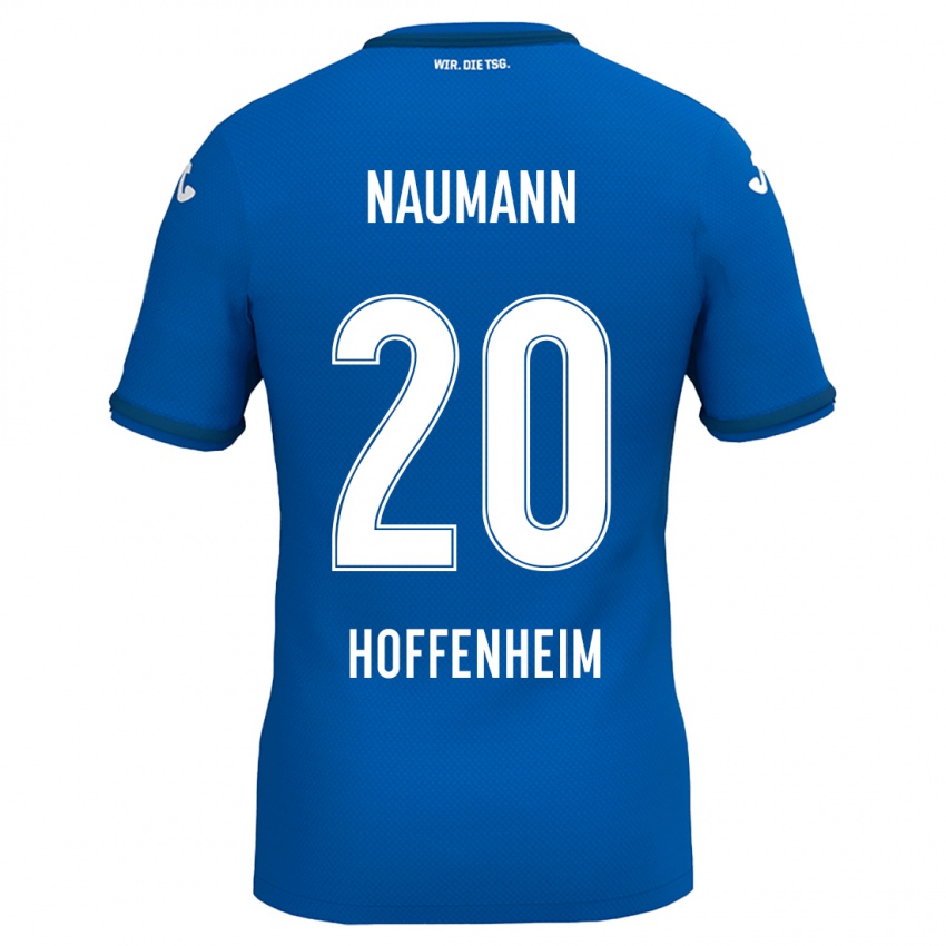 Criança Camisola Maxim Naumann #20 Azul Real Principal 2024/25 Camisa Brasil