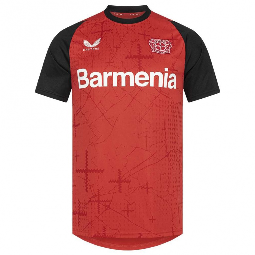 Criança Camisola Aleix García #24 Vermelho Preto Principal 2024/25 Camisa Brasil