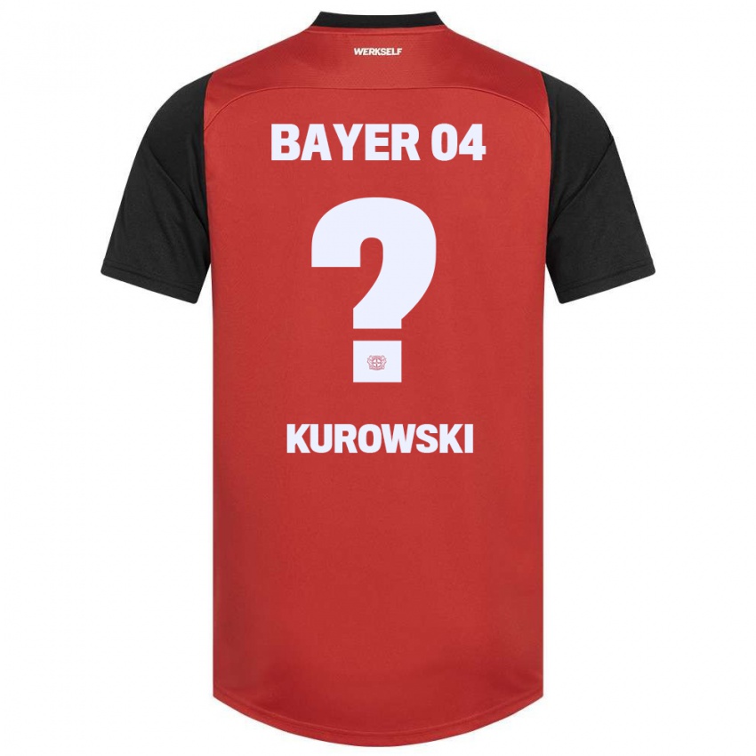 Criança Camisola Julien Kurowski #0 Vermelho Preto Principal 2024/25 Camisa Brasil