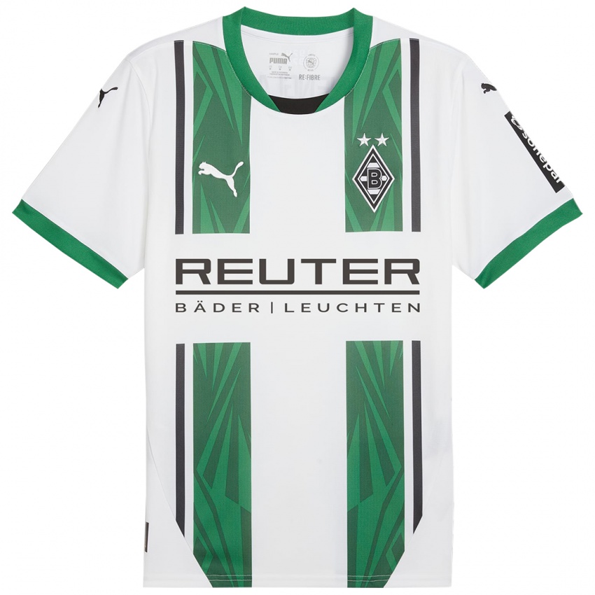 Criança Camisola Len Wörsdörfer #0 Verde Branco Principal 2024/25 Camisa Brasil