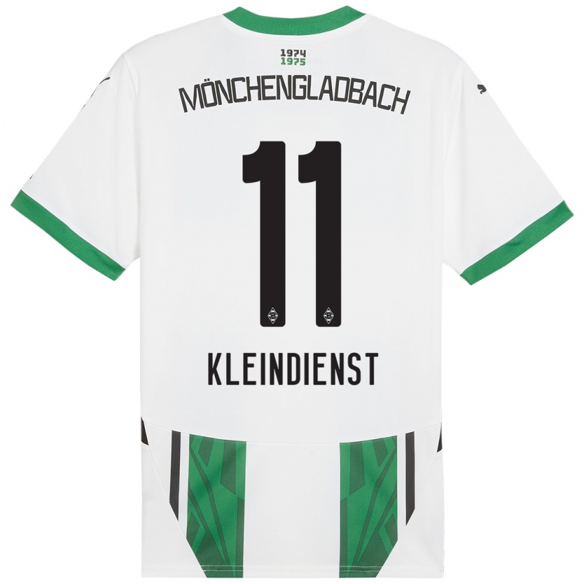 Criança Camisola Tim Kleindienst #11 Verde Branco Principal 2024/25 Camisa Brasil