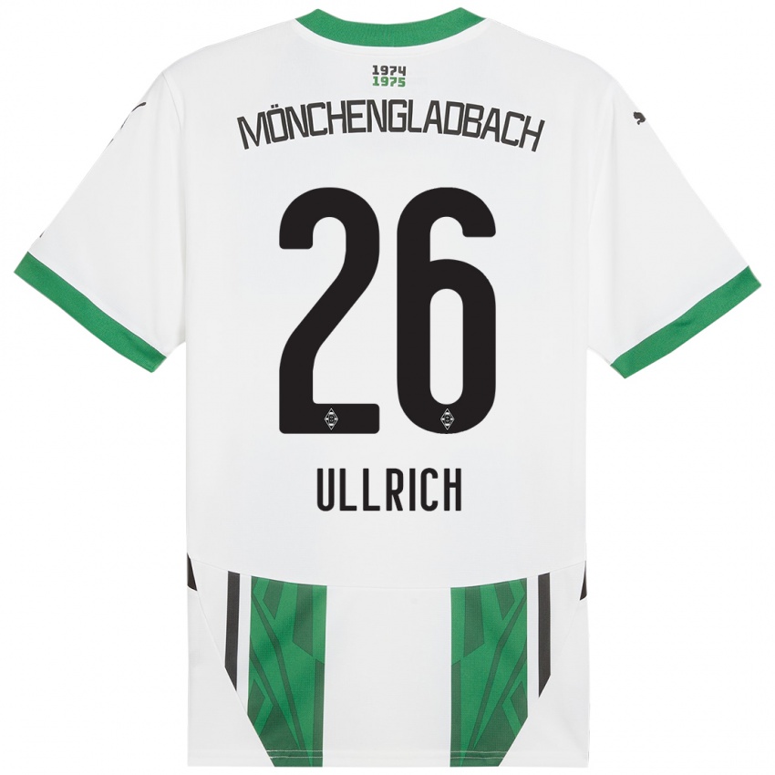 Criança Camisola Lukas Ullrich #26 Verde Branco Principal 2024/25 Camisa Brasil