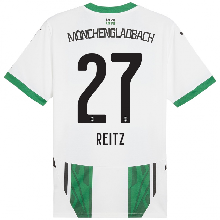 Criança Camisola Rocco Reitz #27 Verde Branco Principal 2024/25 Camisa Brasil