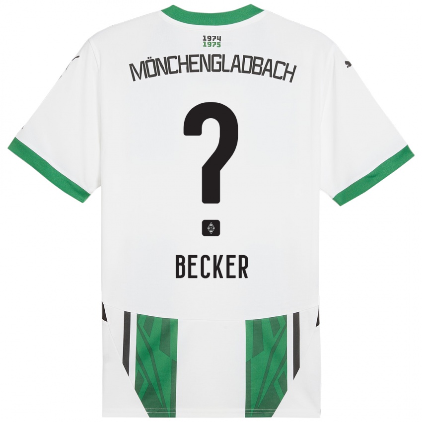 Criança Camisola Benjamin Becker #0 Verde Branco Principal 2024/25 Camisa Brasil