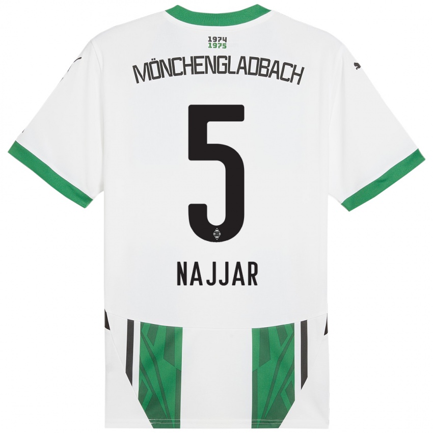 Criança Camisola Jamil Najjar #5 Verde Branco Principal 2024/25 Camisa Brasil