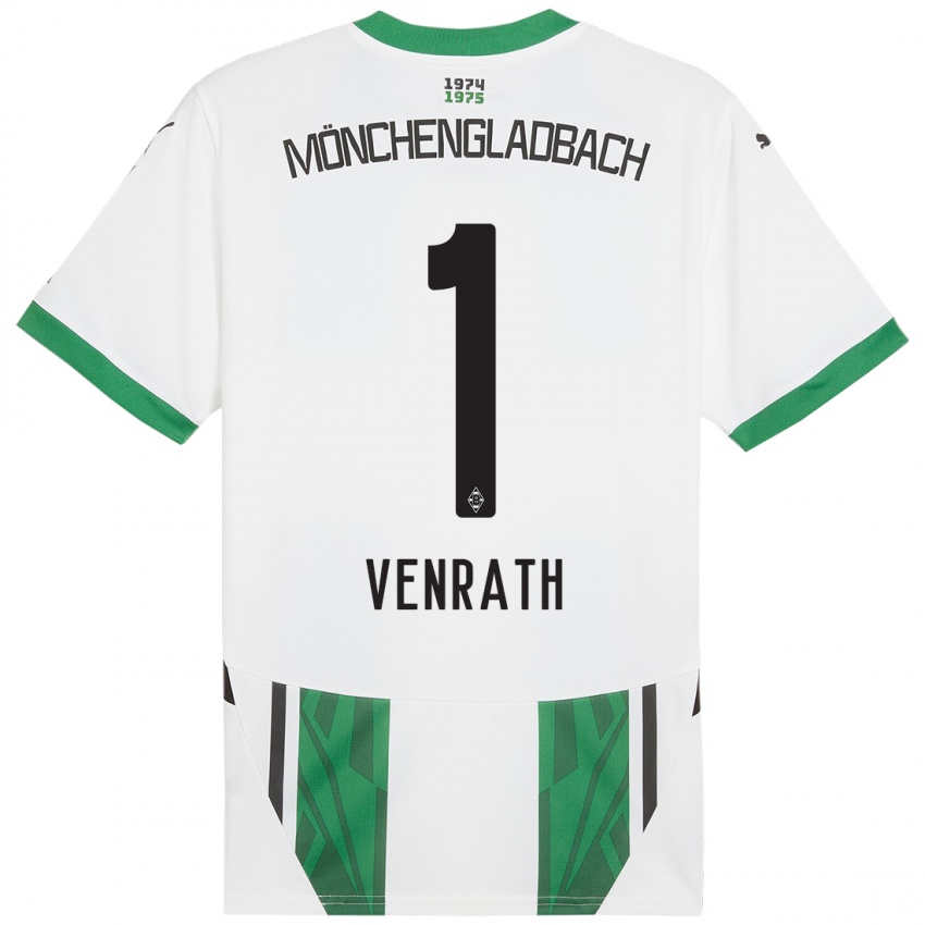 Criança Camisola Lisa Venrath #1 Verde Branco Principal 2024/25 Camisa Brasil