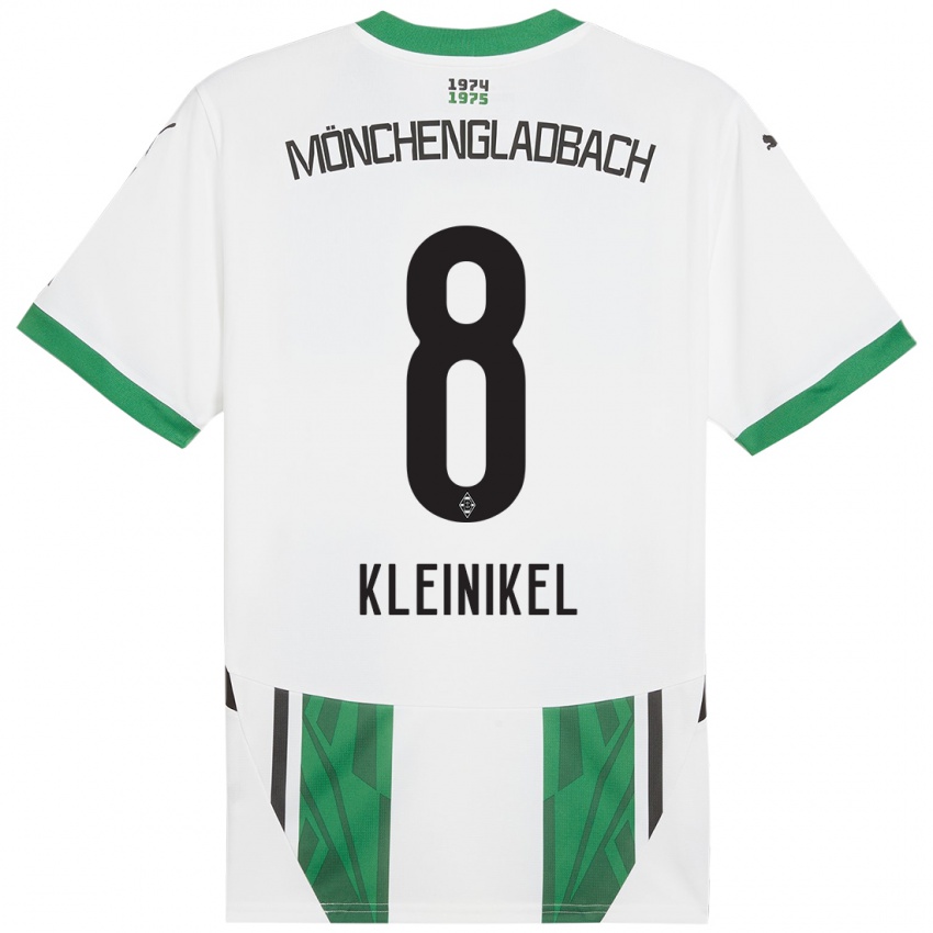 Criança Camisola Nadja Kleinikel #8 Verde Branco Principal 2024/25 Camisa Brasil