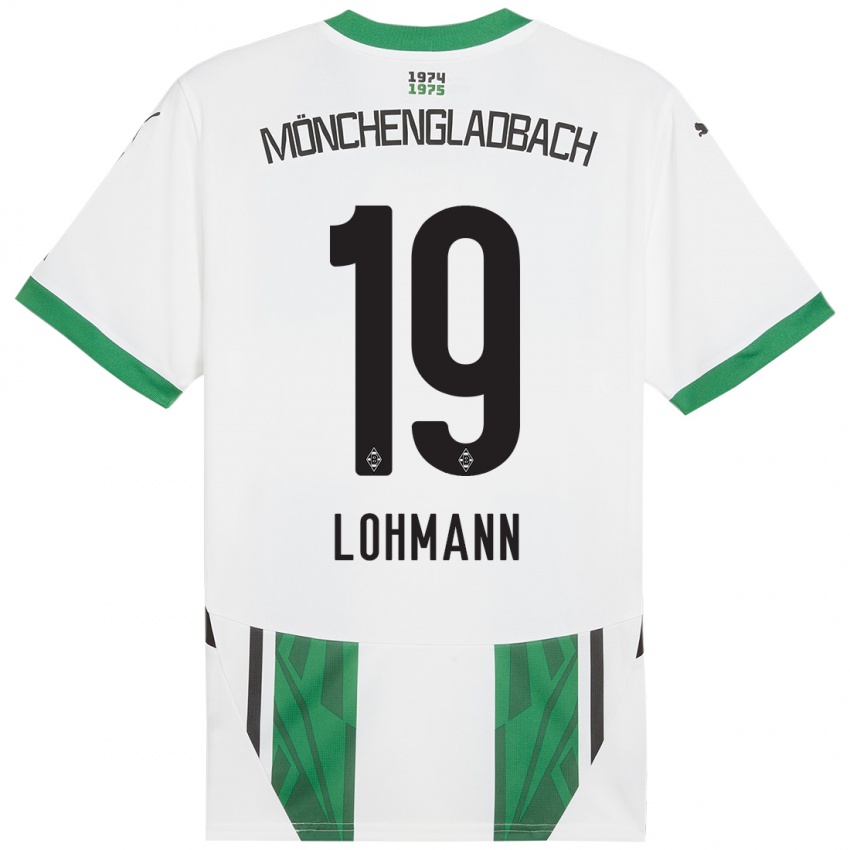 Criança Camisola Mona Lohmann #19 Verde Branco Principal 2024/25 Camisa Brasil