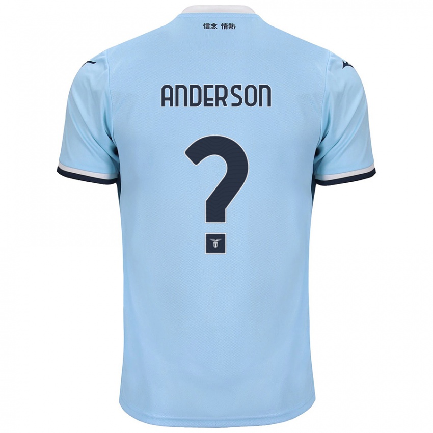 Criança Camisola André Anderson #0 Azul Principal 2024/25 Camisa Brasil