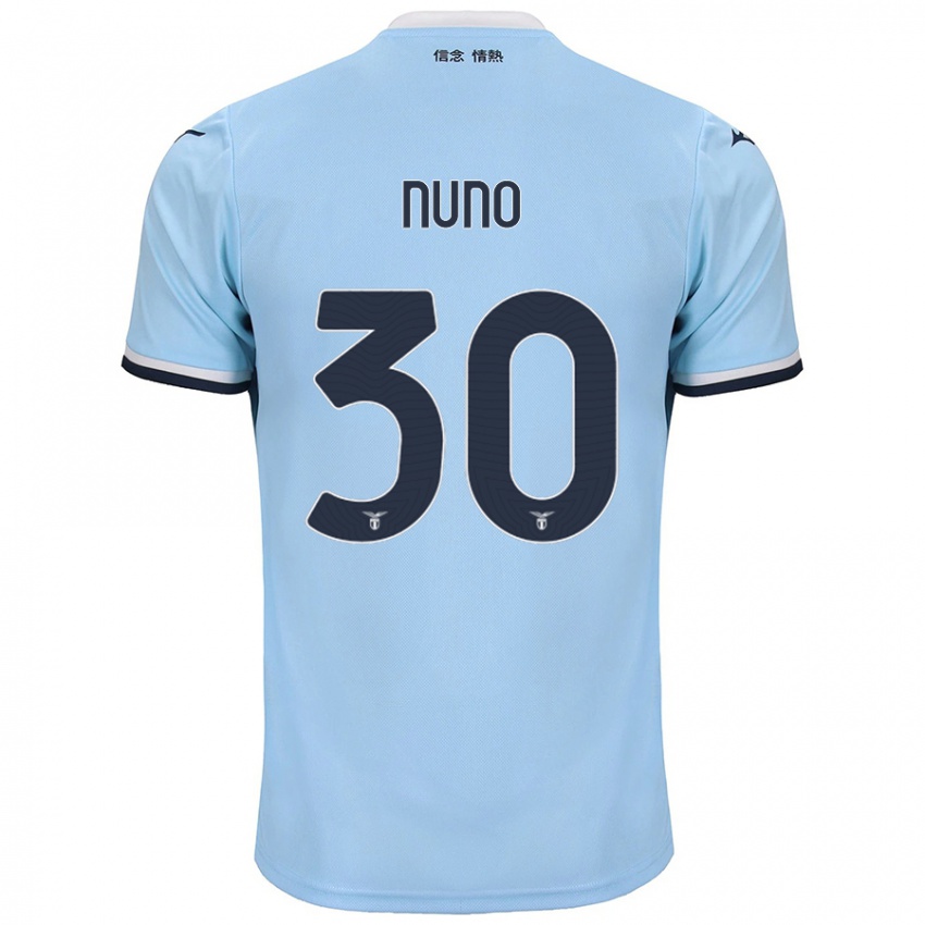 Criança Camisola Nuno Tavares #30 Azul Principal 2024/25 Camisa Brasil