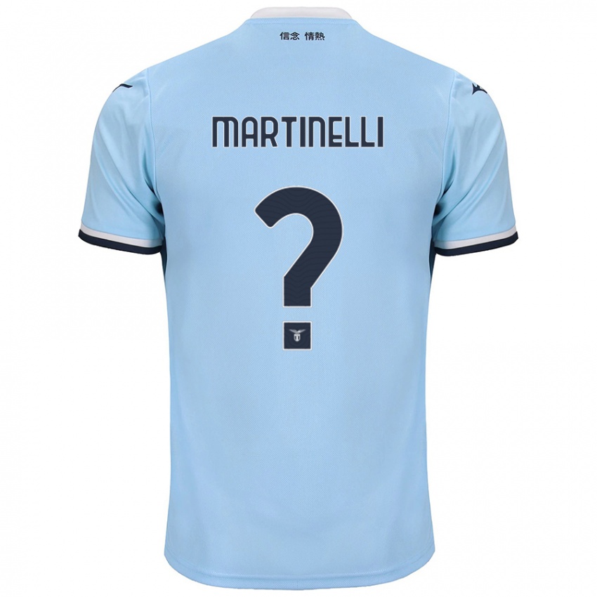 Criança Camisola Leonardo Martinelli #0 Azul Principal 2024/25 Camisa Brasil