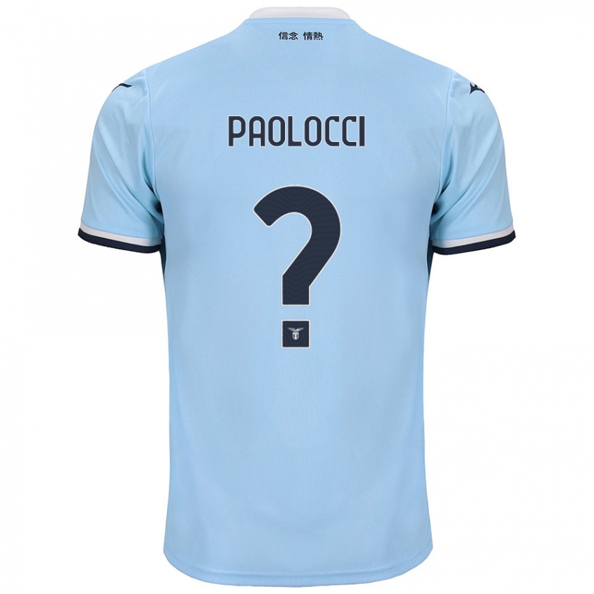 Criança Camisola Gabriele Paolocci #0 Azul Principal 2024/25 Camisa Brasil