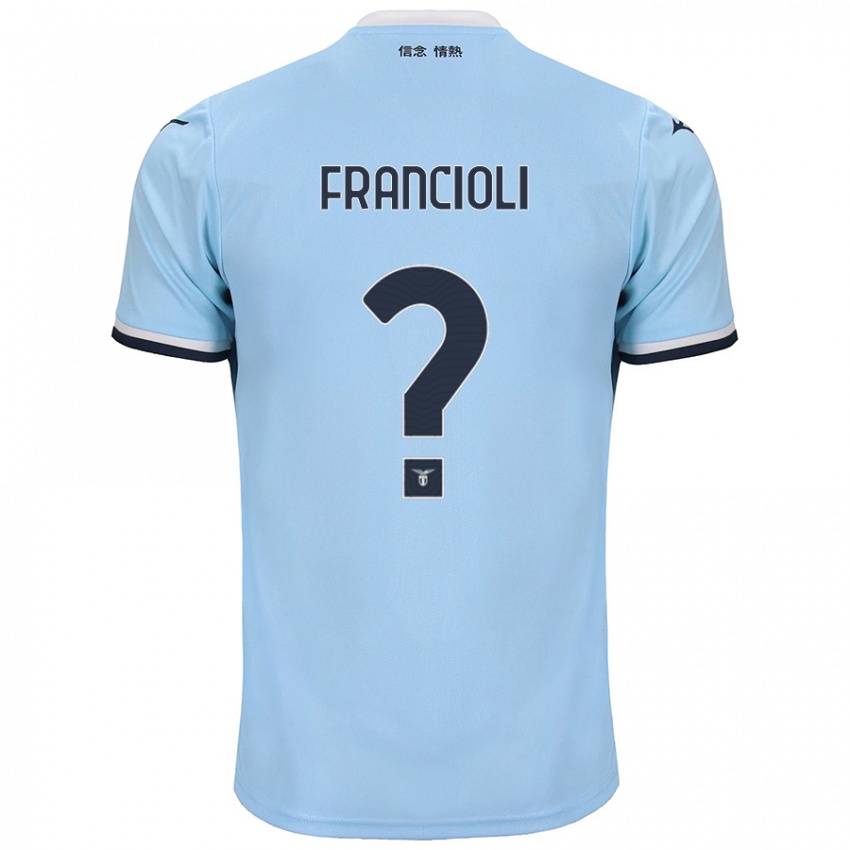 Criança Camisola Diego Francioli #0 Azul Principal 2024/25 Camisa Brasil