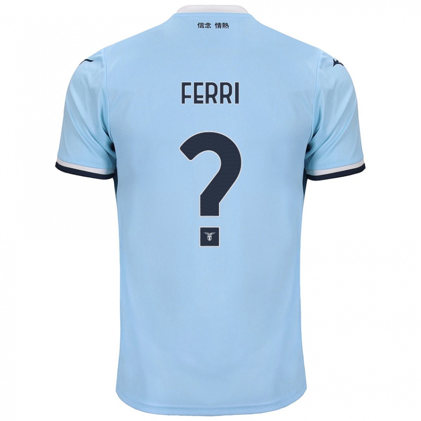 Criança Camisola Mattia Ferri #0 Azul Principal 2024/25 Camisa Brasil