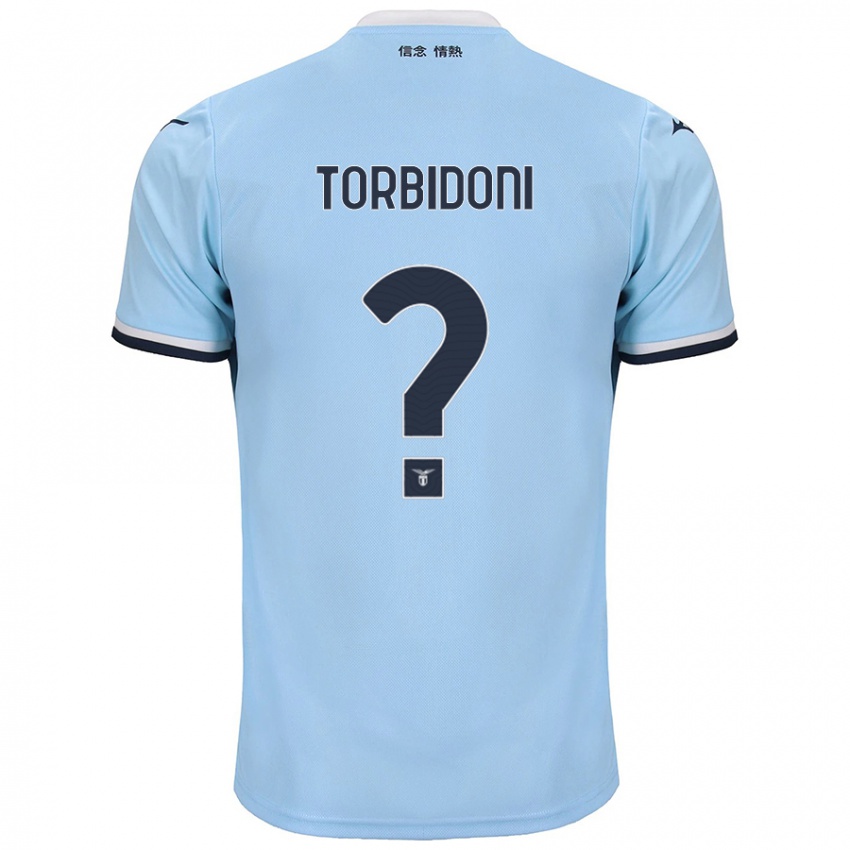 Criança Camisola Marco Torbidoni #0 Azul Principal 2024/25 Camisa Brasil