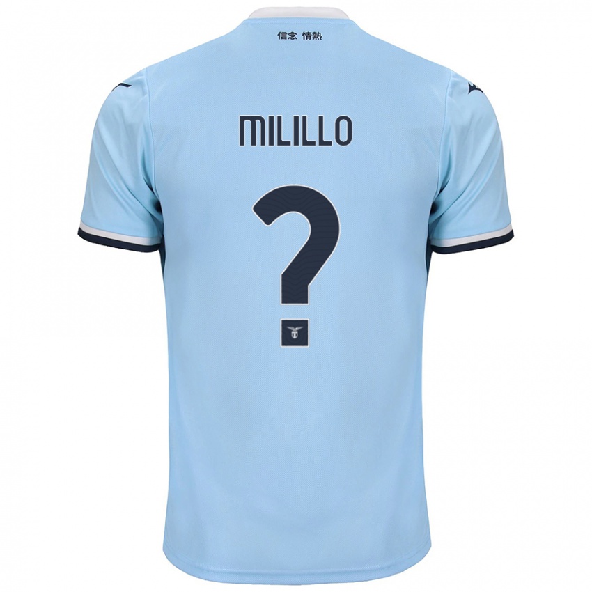 Criança Camisola Flavio Milillo #0 Azul Principal 2024/25 Camisa Brasil