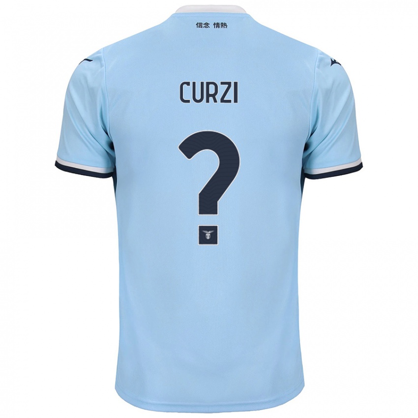 Criança Camisola Simone Curzi #0 Azul Principal 2024/25 Camisa Brasil