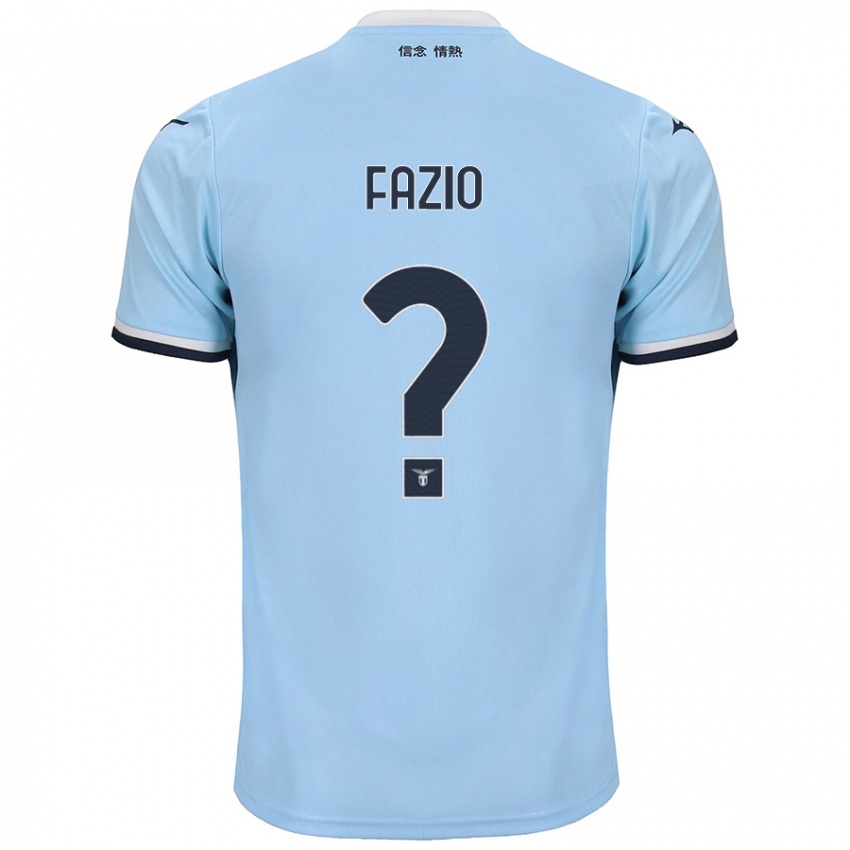 Criança Camisola Francesco Fazio #0 Azul Principal 2024/25 Camisa Brasil