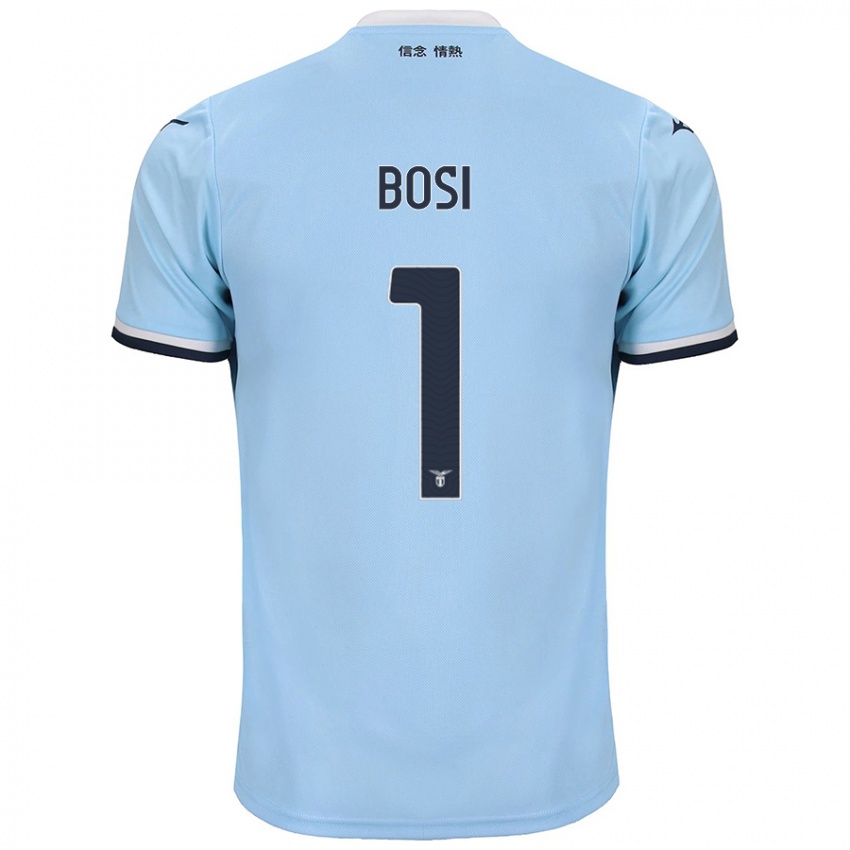 Criança Camisola Gioele Bosi #1 Azul Principal 2024/25 Camisa Brasil