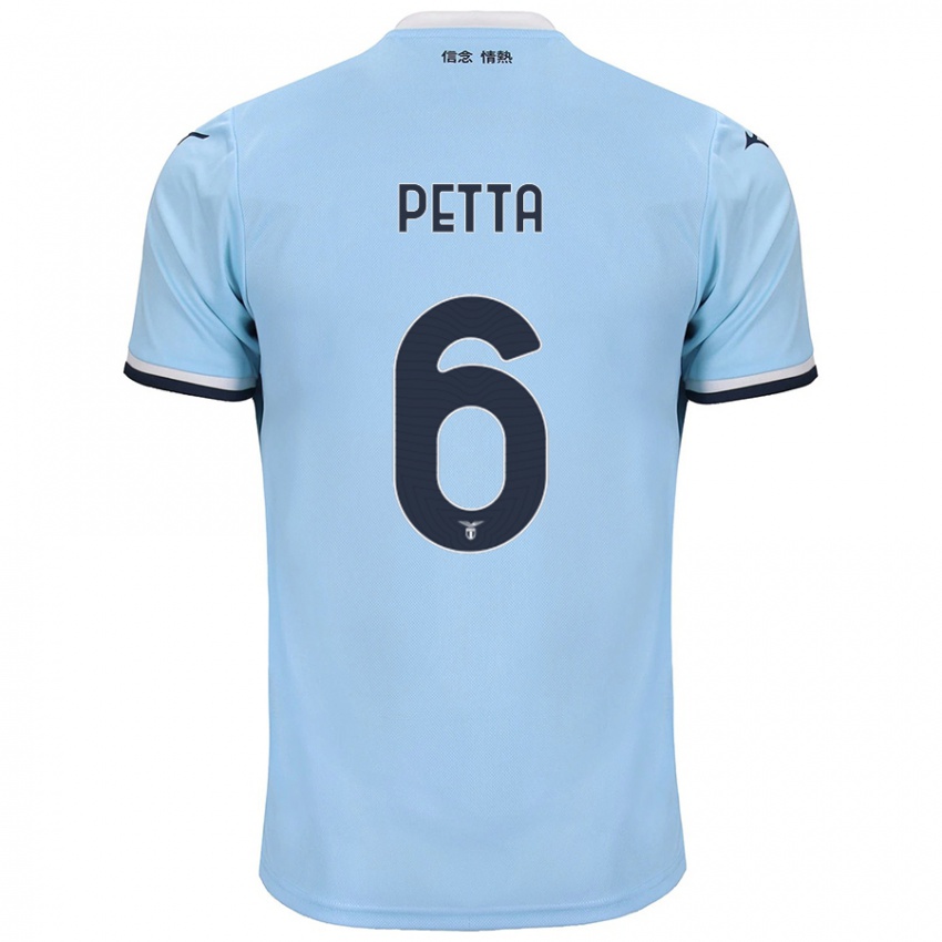 Criança Camisola Andrea Petta #6 Azul Principal 2024/25 Camisa Brasil