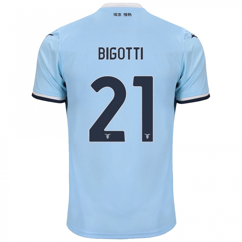 Criança Camisola Massimo Bigotti #21 Azul Principal 2024/25 Camisa Brasil