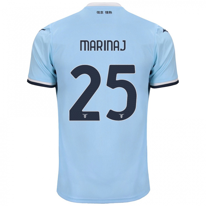 Criança Camisola Kledi Marinaj #25 Azul Principal 2024/25 Camisa Brasil