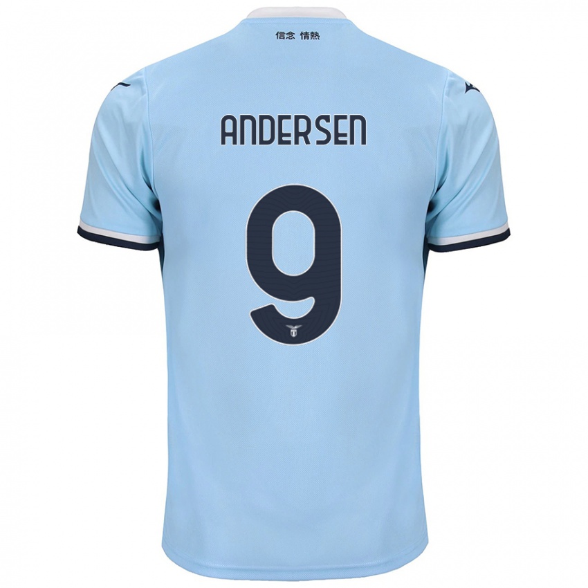 Criança Camisola Signe Holt Andersen #9 Azul Principal 2024/25 Camisa Brasil