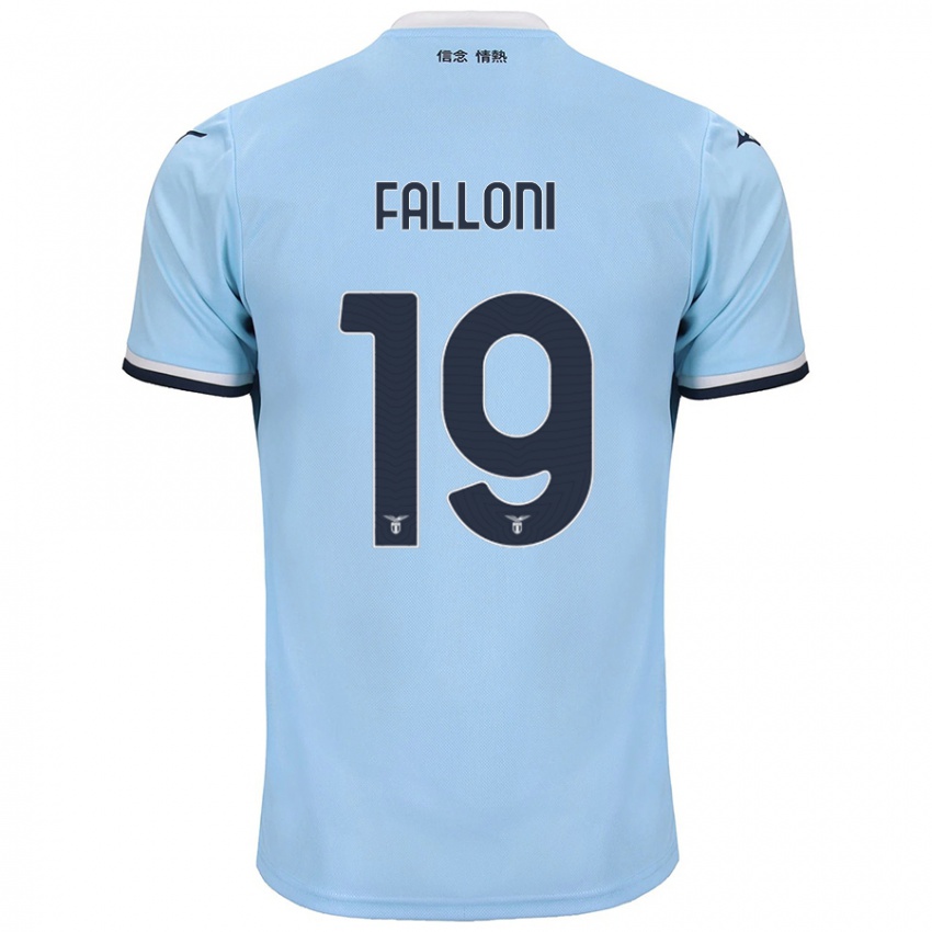 Criança Camisola Ludovica Falloni #19 Azul Principal 2024/25 Camisa Brasil