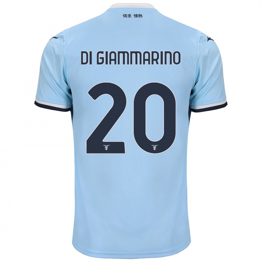 Criança Camisola Virginia Di Giammarino #20 Azul Principal 2024/25 Camisa Brasil