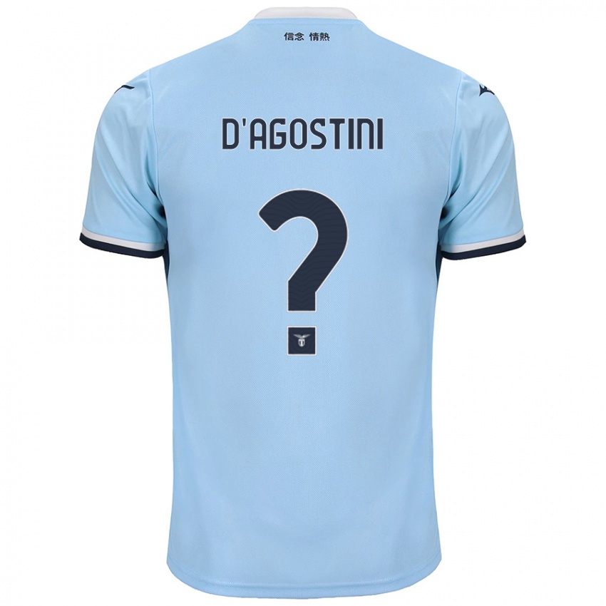 Criança Camisola Stefano D'agostini #0 Azul Principal 2024/25 Camisa Brasil