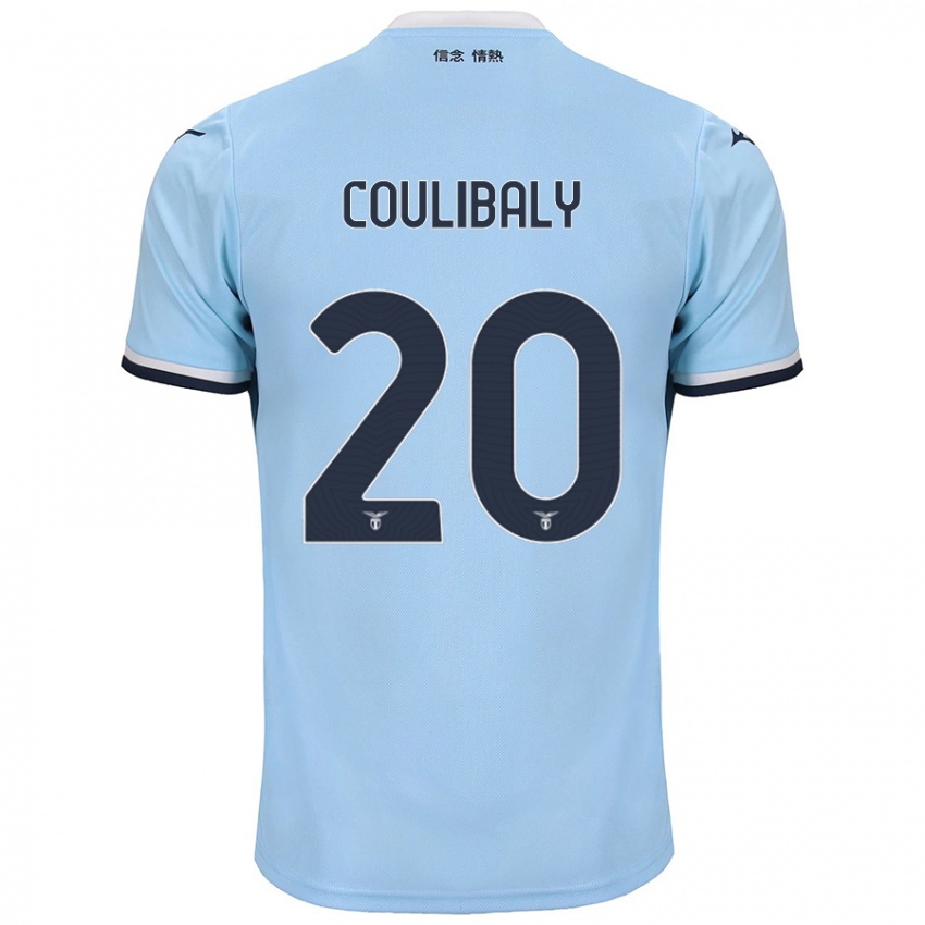 Criança Camisola Larsson Coulibaly #20 Azul Principal 2024/25 Camisa Brasil