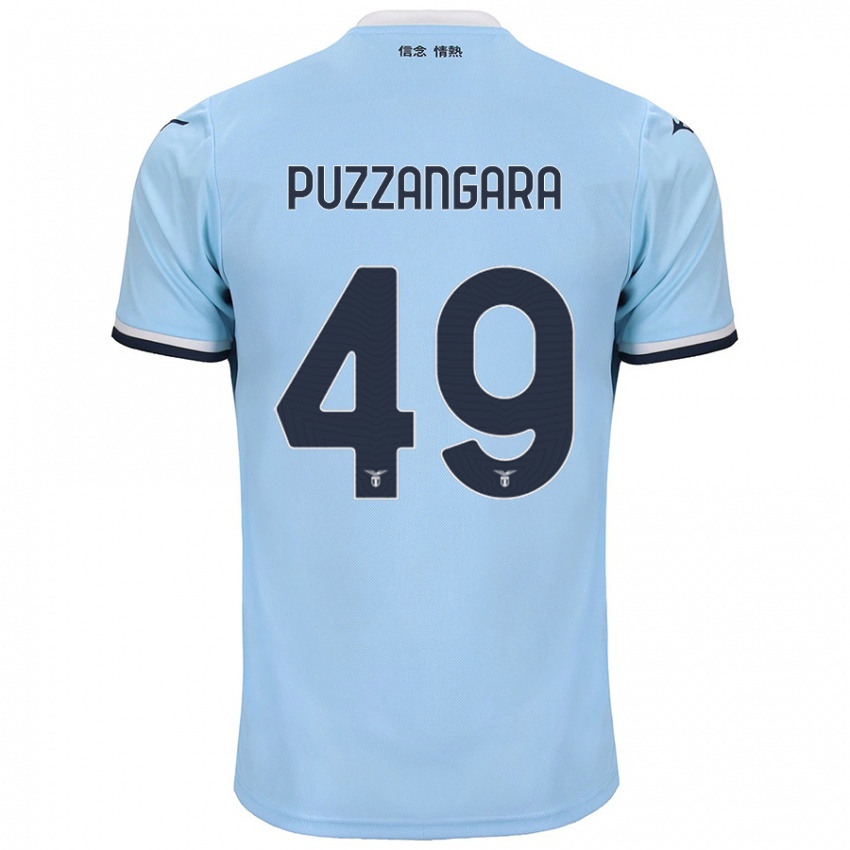 Criança Camisola Angelo Antonio Puzzangara #49 Azul Principal 2024/25 Camisa Brasil