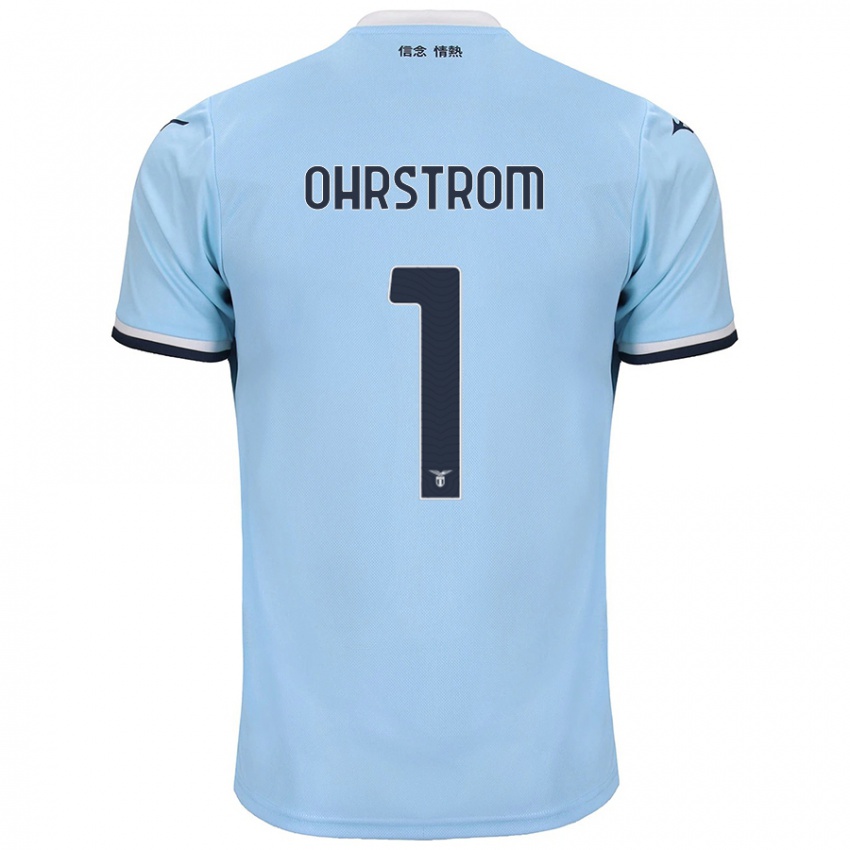 Criança Camisola Stephanie Ohrstrom #1 Azul Principal 2024/25 Camisa Brasil