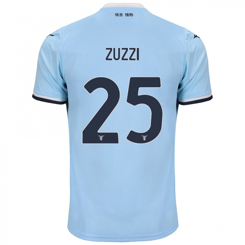 Criança Camisola Giorgia Zuzzi #25 Azul Principal 2024/25 Camisa Brasil