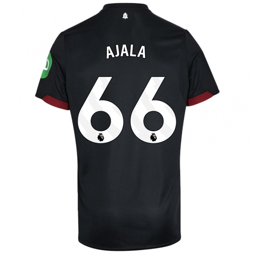 Criança Camisola Joshua Ajala #66 Preto Branco Alternativa 2024/25 Camisa Brasil