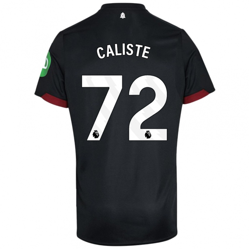 Criança Camisola Gabriel Caliste #72 Preto Branco Alternativa 2024/25 Camisa Brasil