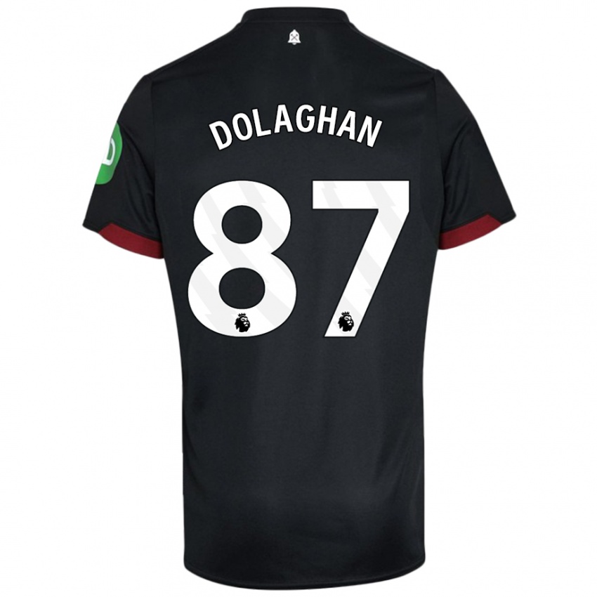 Criança Camisola Brad Dolaghan #87 Preto Branco Alternativa 2024/25 Camisa Brasil