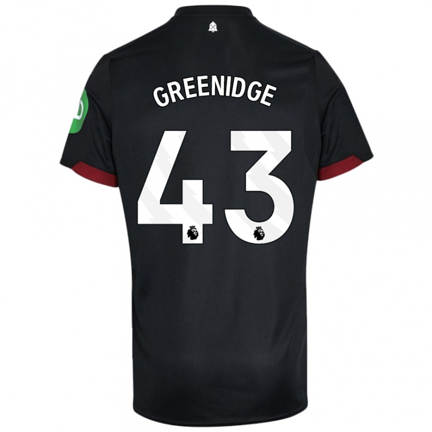 Criança Camisola Will Greenidge #43 Preto Branco Alternativa 2024/25 Camisa Brasil