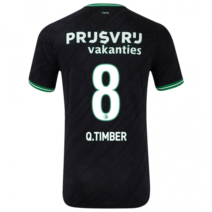 Criança Camisola Quinten Timber #8 Verde Preto Alternativa 2024/25 Camisa Brasil