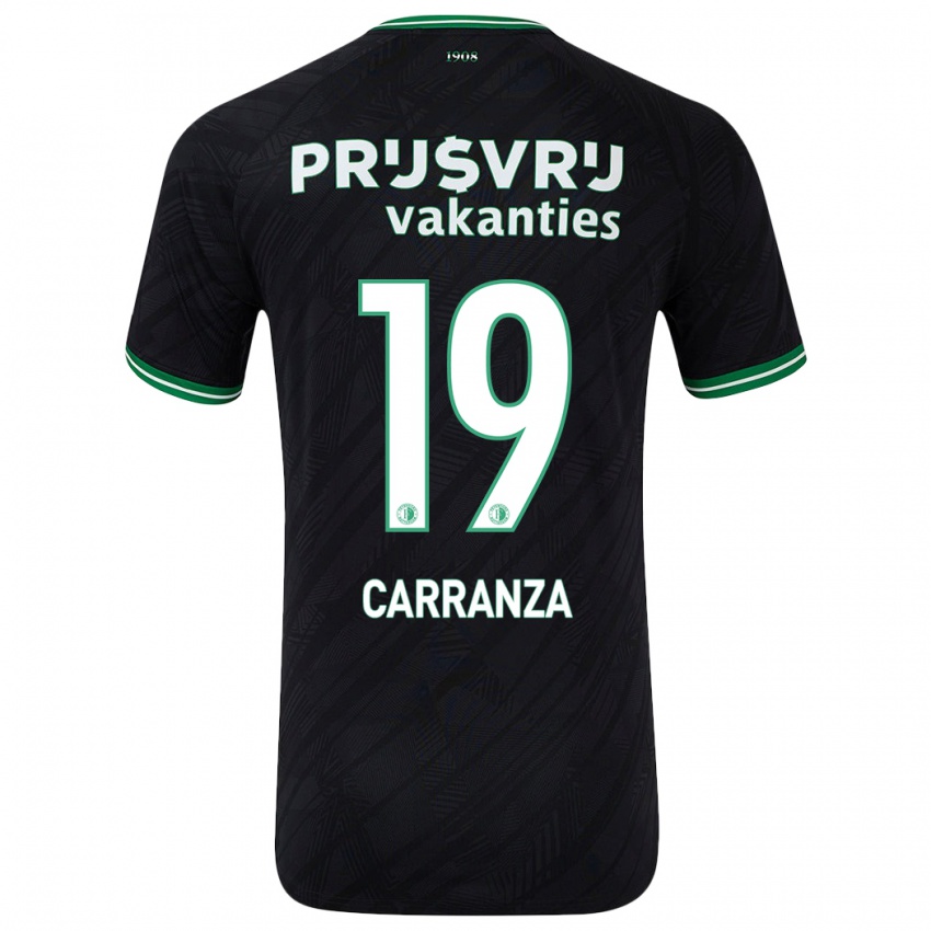 Criança Camisola Julián Carranza #19 Verde Preto Alternativa 2024/25 Camisa Brasil