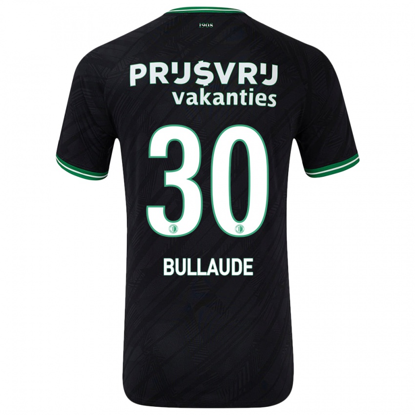 Criança Camisola Ezequiel Bullaude #30 Verde Preto Alternativa 2024/25 Camisa Brasil