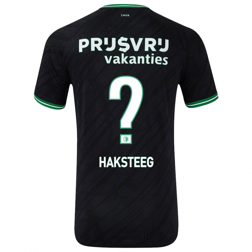 Criança Camisola Tim Haksteeg #0 Verde Preto Alternativa 2024/25 Camisa Brasil