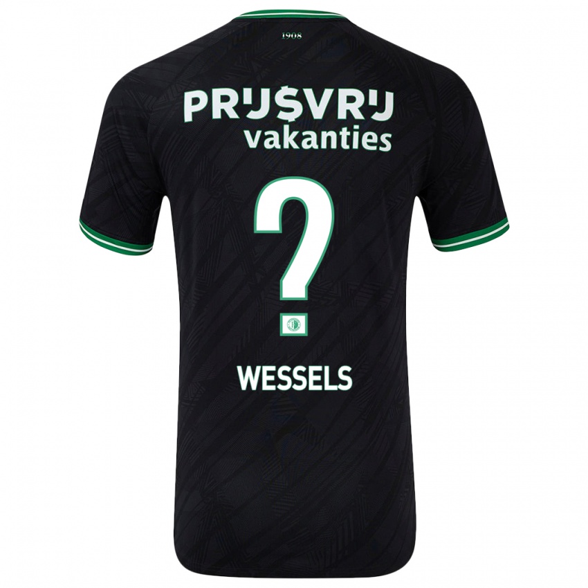 Criança Camisola Tijme Wessels #0 Verde Preto Alternativa 2024/25 Camisa Brasil