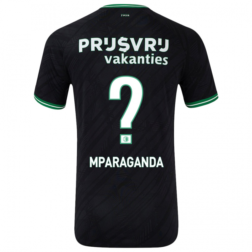 Criança Camisola Matthew Mparaganda #0 Verde Preto Alternativa 2024/25 Camisa Brasil