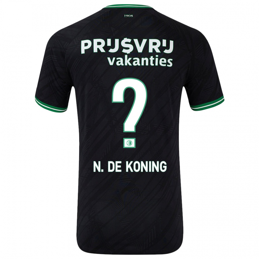 Criança Camisola Nick De Koning #0 Verde Preto Alternativa 2024/25 Camisa Brasil