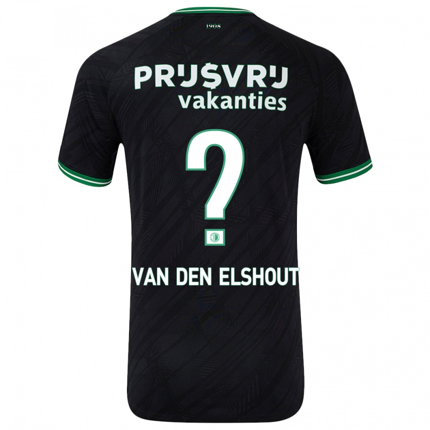 Criança Camisola Tobias Van Den Elshout #0 Verde Preto Alternativa 2024/25 Camisa Brasil