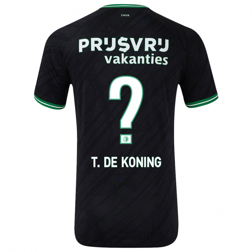 Criança Camisola Tim De Koning #0 Verde Preto Alternativa 2024/25 Camisa Brasil