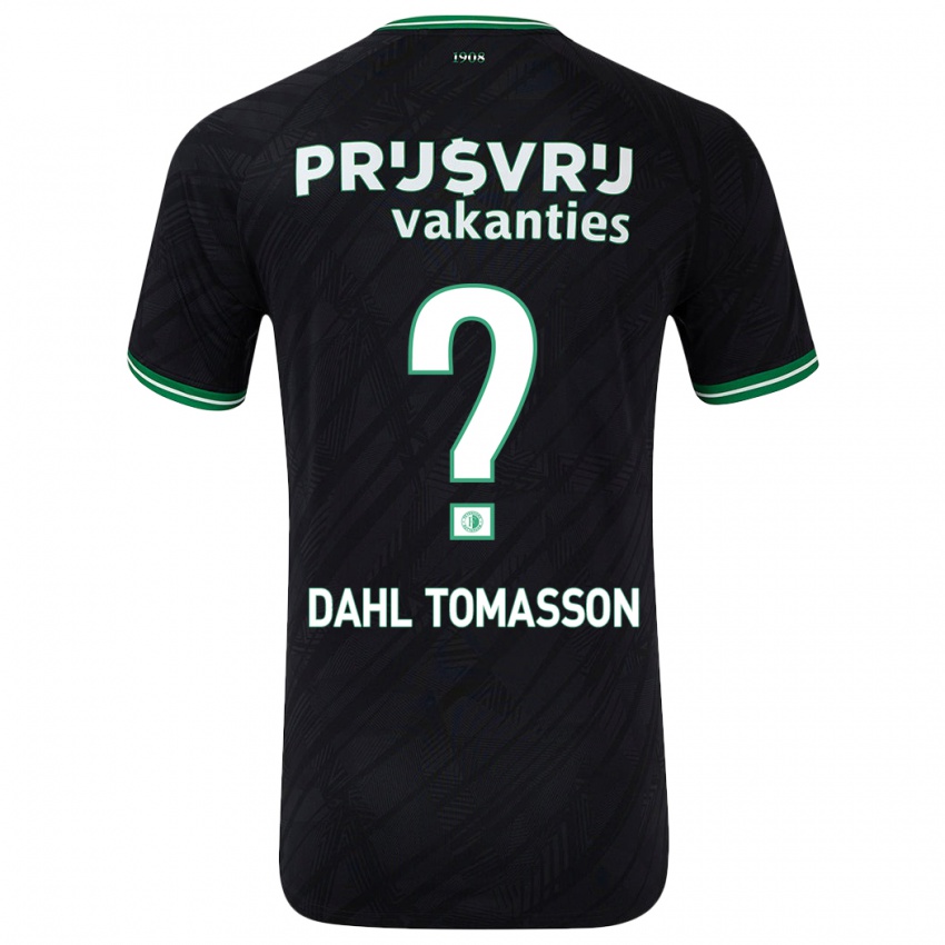 Criança Camisola Luca Dahl Tomasson #0 Verde Preto Alternativa 2024/25 Camisa Brasil