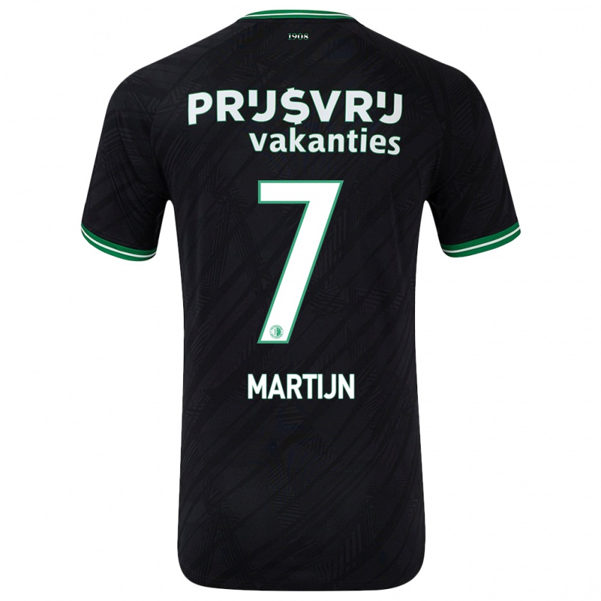 Criança Camisola Rowendley Martijn #7 Verde Preto Alternativa 2024/25 Camisa Brasil